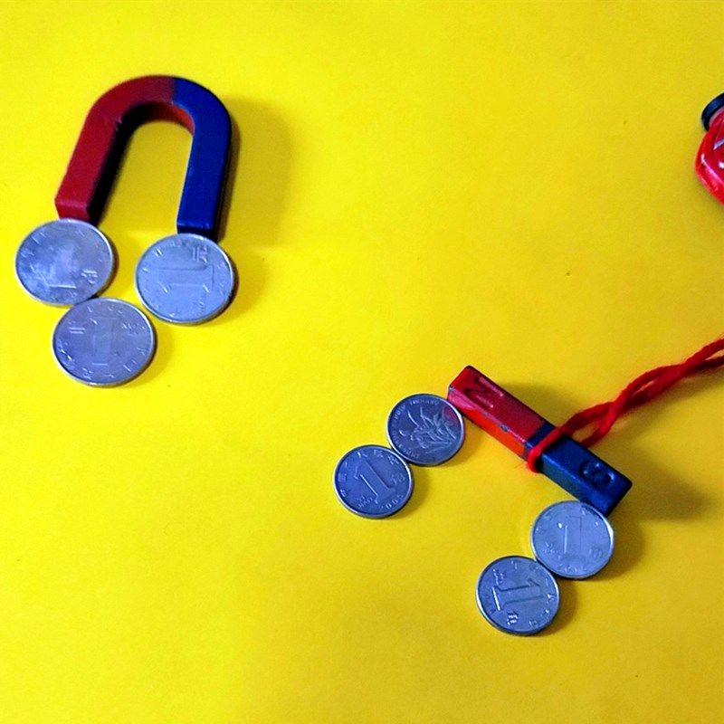 steam教玩具 科学盒子/实验套装 靓趣 二年级磁铁学生用磁铁实验套装