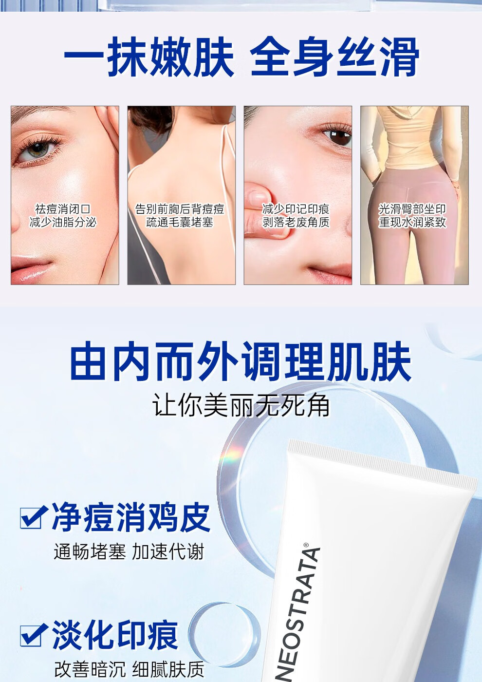 芯丝翠（Neostrata）AHA10%果酸身体乳倍舒 润肤乳200ml 痘痘肌肤可用 润肤乳200ml