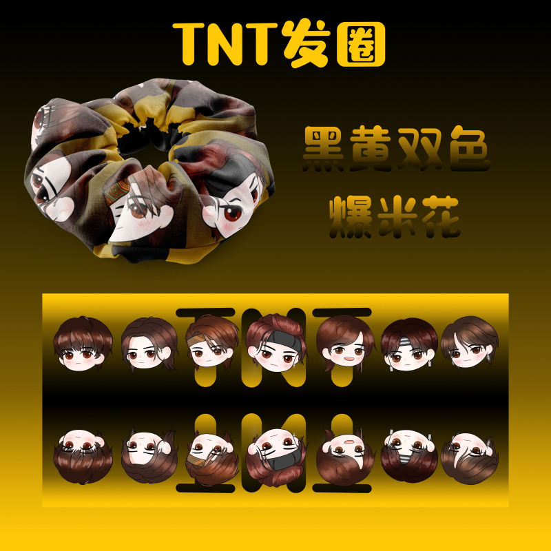 飞鹅tnt时代少年团同款大肠发圈丁程鑫应援周边学生发绳头绳礼品礼物