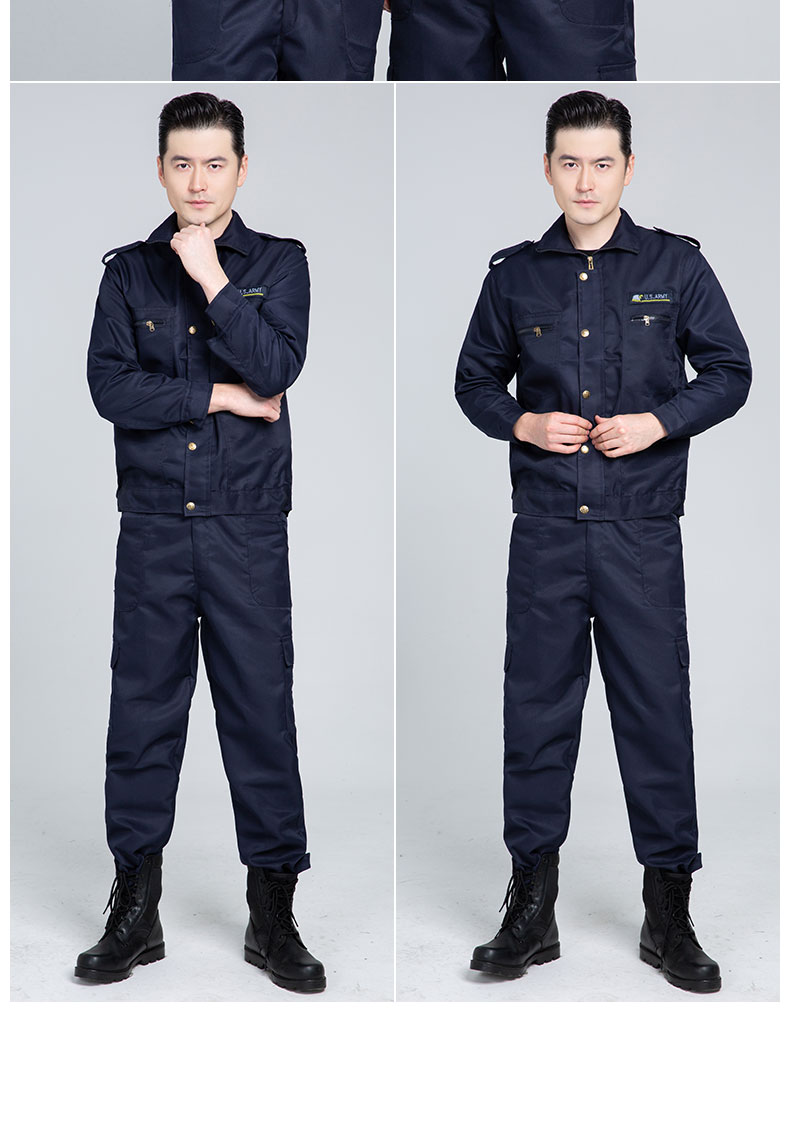 工作服男春夏季劳保服套装防烫耐磨衣服劳动工地电焊工工装 420全棉