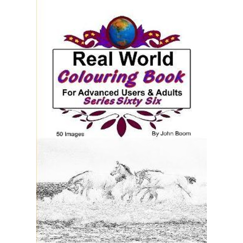按需印刷Real World Colouring Books Series 66[9780359935826]