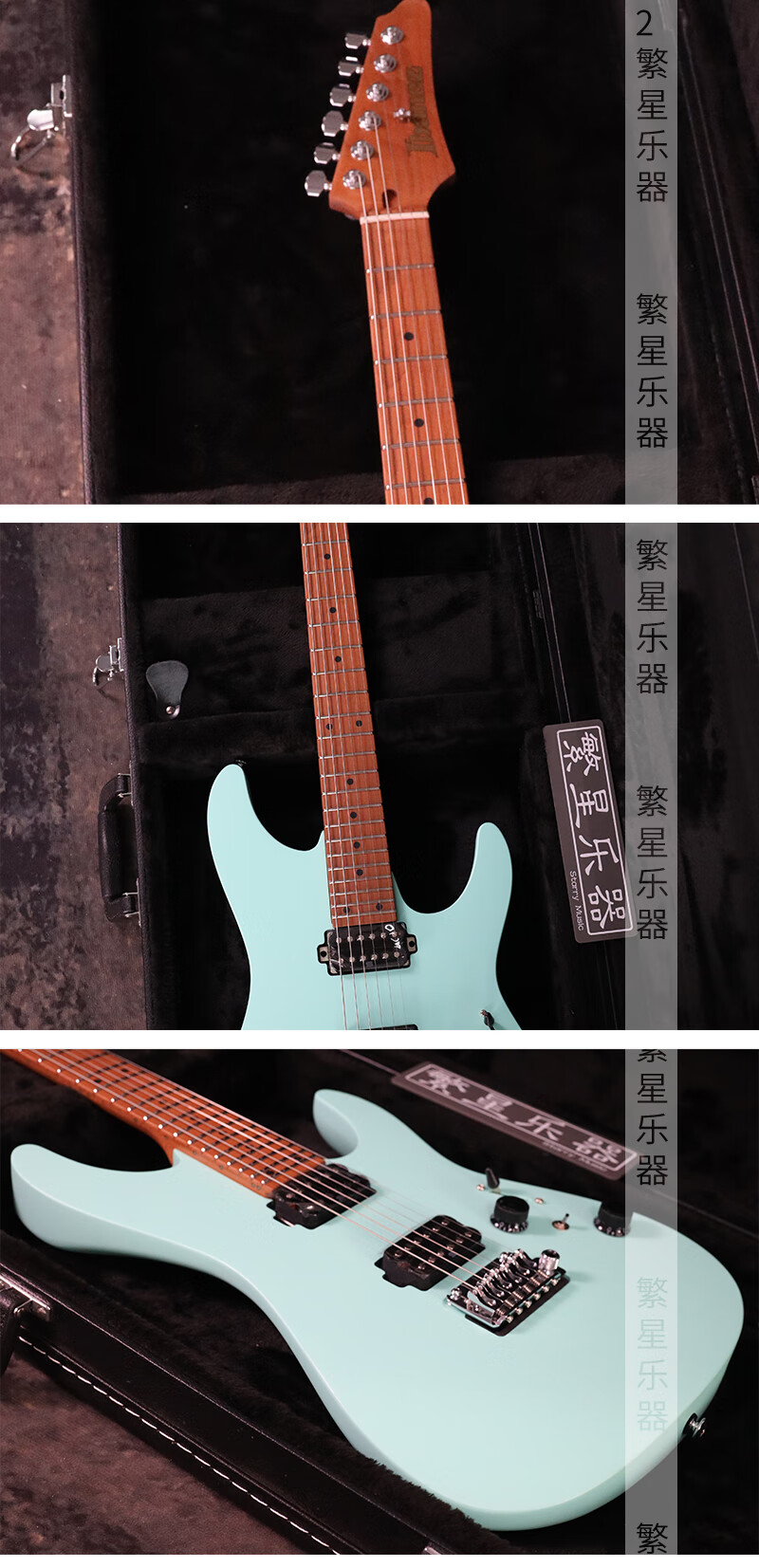 ibanez依班娜 az电吉他az242pbg az224bcg az226pb 印尼产24品小双摇