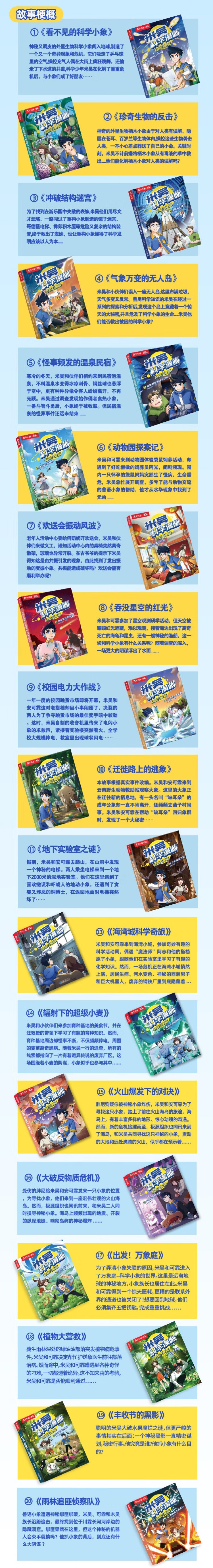 漫画书米吴科学漫画第一二三四五辑全套漫画科学儿童米吴乐趣系列20册 奇妙万象篇儿童漫画科学礼盒6-12岁小学生课外书儿童科普读物乐乐趣科普书科学书籍 【12册】米吴科学漫画+历史漫画+数学漫画详情图片24