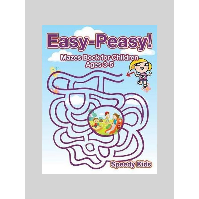 按需印刷Easy-Peasy! Mazes Book for Children Ages 3-5[9781541933330]