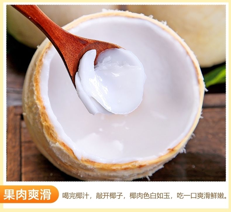 泰国奶香椰青椰子新鲜大果椰汁单果800g 6个装(单果800g 餸开椰器吸管