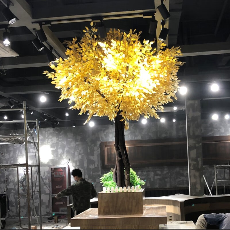 苏茂 仿真大树假树仿真榕树仿真大型植物黄金树摇钱树