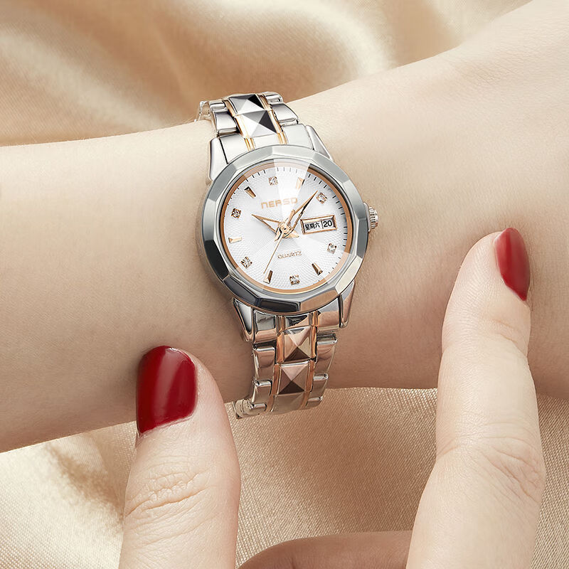 新款明星手表全自动机芯械手表女士防水夜光时尚韩版简约坛星 进口