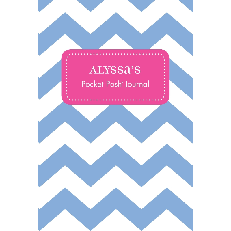 按需印刷Alyssa's Pocket Posh Journal, Chevron[9781524800390]