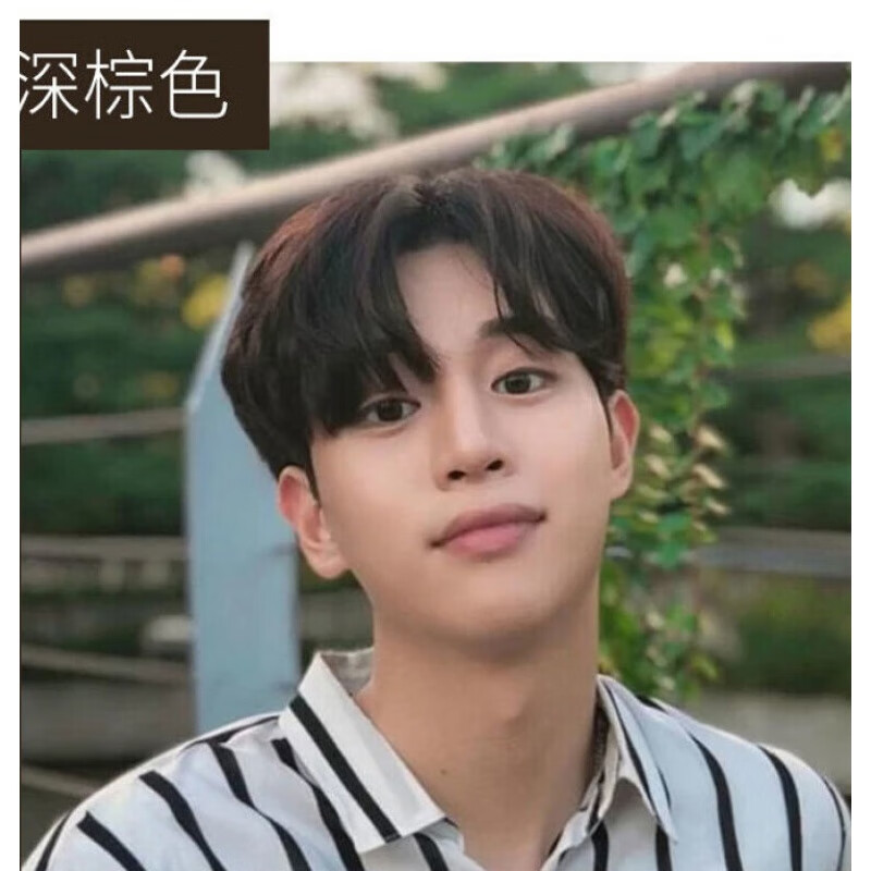 染发颜色2020流行男生,染发颜色2020流行短发 染发剂2020流行色男自己在家染发膏学生雾蓝黑色深棕黑茶色性wroda