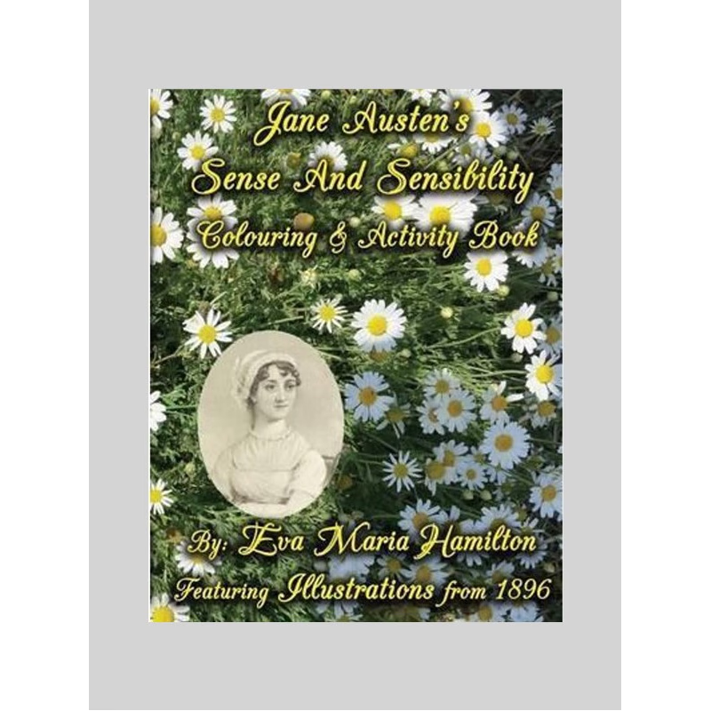 按需印刷不退不换  Jane Austen's Sense And Sensibility Colouring & Ac