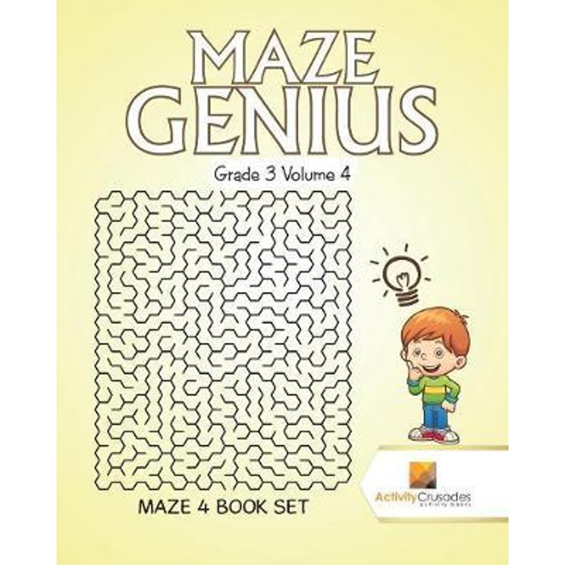 按需印刷不退不换Maze Genius Grade 3 Volume 4:Maze 4 Book Set[9780228218296]