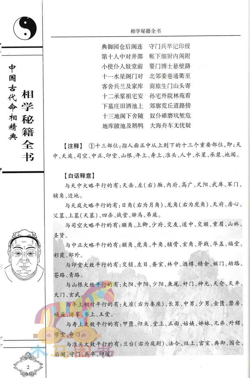 与堪舆经典文集相法相面看相古代易学面相风水男女手相面相五官相法