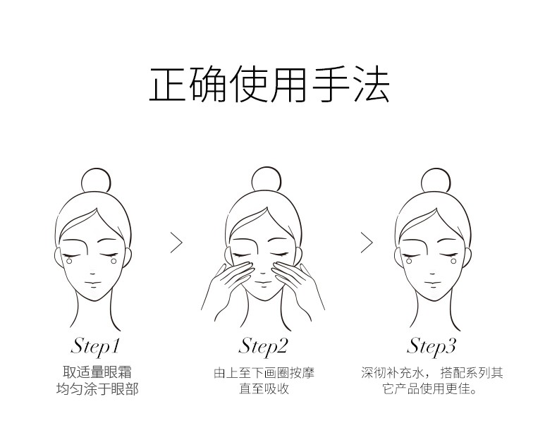 Drve钻石眼霜眼周细纹淡化黑眼圈眼袋提拉紧致补水保湿熬夜眼护理 20g/盒