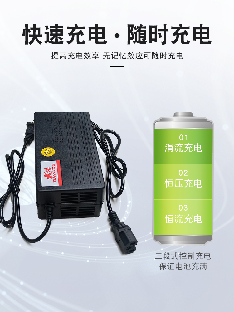 大阳原装电动车电瓶充电器36v12ah48v20ah60v30ah72v32ah原厂大阳48v