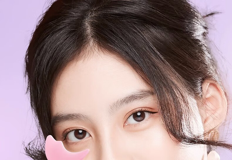 妮丽雅睫毛挡板眼线辅助器化妆新手眼妆画眼线辅助器多功能化妆工具 升级款淡雅白+精美收纳盒
