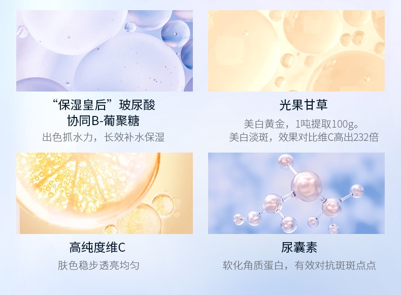 透真（LUCENBASE）美白面膜补水保湿淡斑提亮肤色焕白焕亮玻尿酸控油细致毛孔男女 【入门尝鲜】美白面膜20片