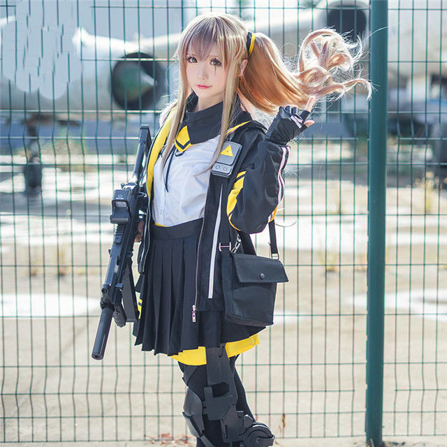少女前线cos服ump45cosplay服装外套枪娘女cos动漫 假发 l