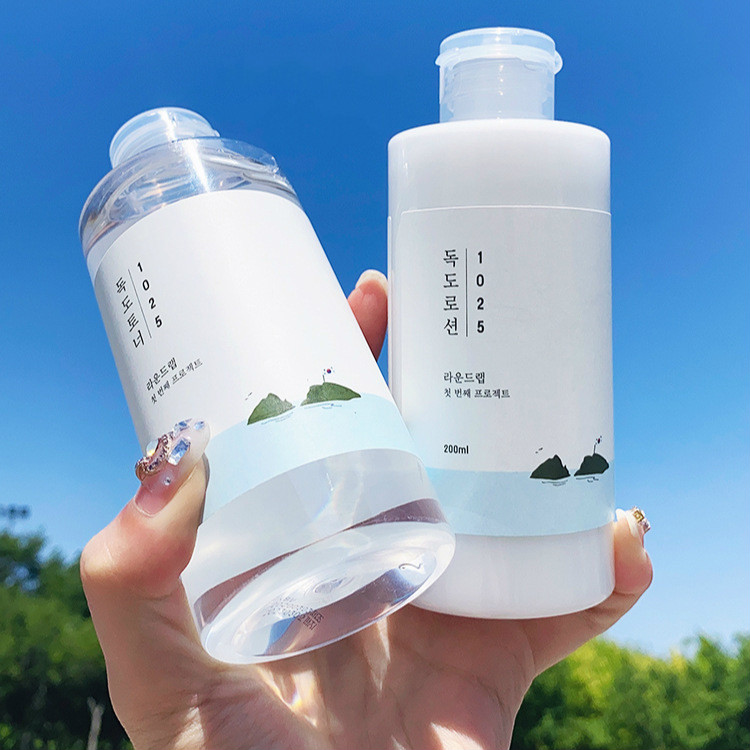 韩国独岛水乳套装清爽保湿油皮敏感肌爽肤水乳液200g