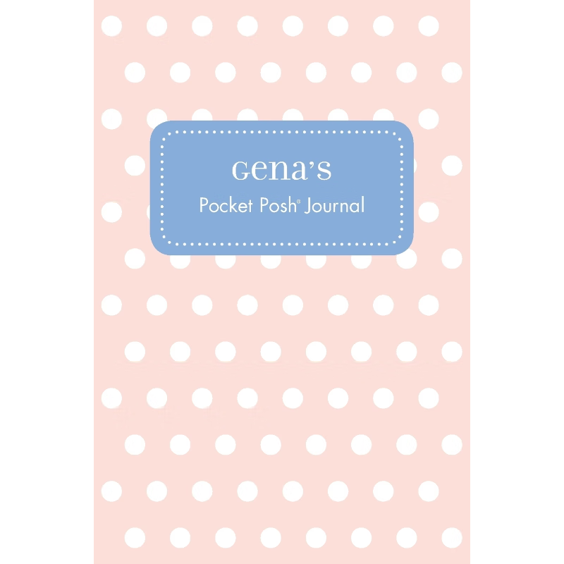 按需印刷Gena's Pocket Posh Journal, Polka Dot[9781524823436]