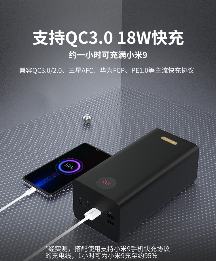 【全新】罗马仕57000毫安充电宝大容量户外移动电源 原装 式 罗马 仕