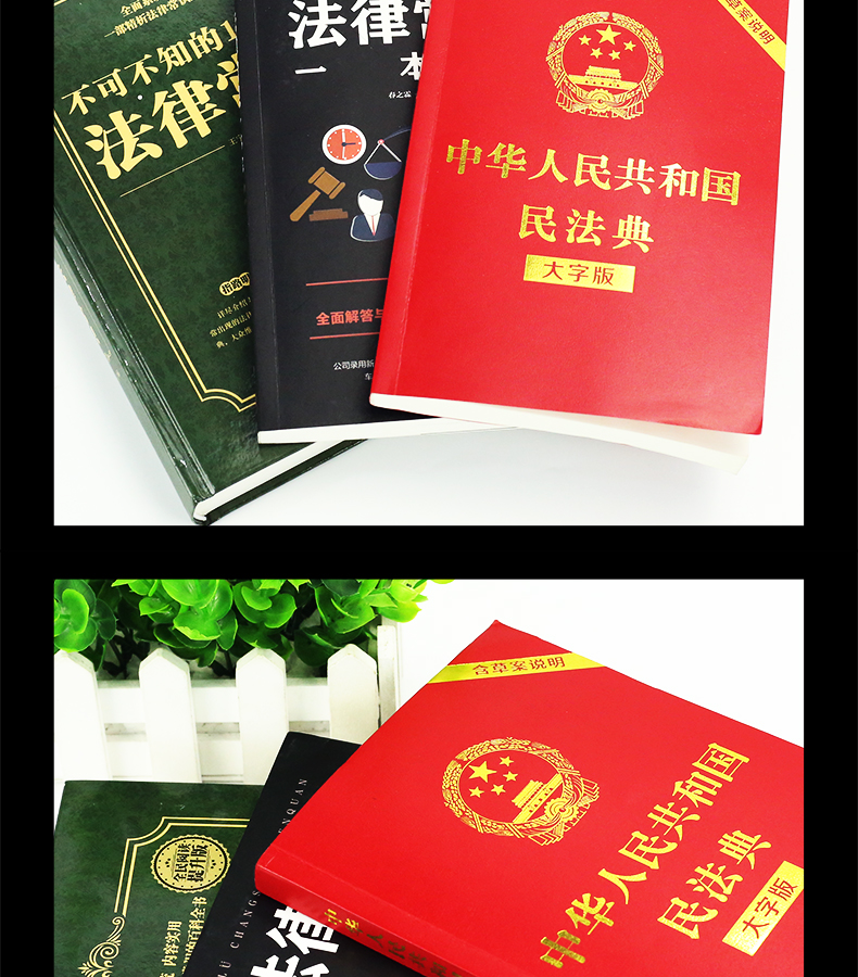 民法典2021年新版正版中华人民共和国民法典中国精装全套单行本大字版