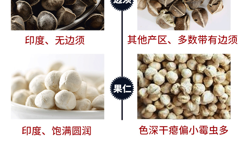 辣木籽的功效与作用辣木仔印度特级辡木籽辩木籽赖木子 1000g