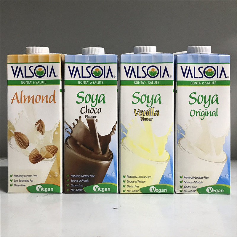 饮料 植物蛋白饮料 思潮大林 valsoia almond/soya/oat drink vegn