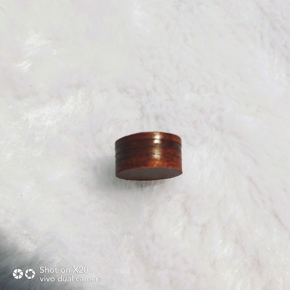 台湾皮头多层牛皮黄褐色多层九球杆头大头杆头打杆头14mm