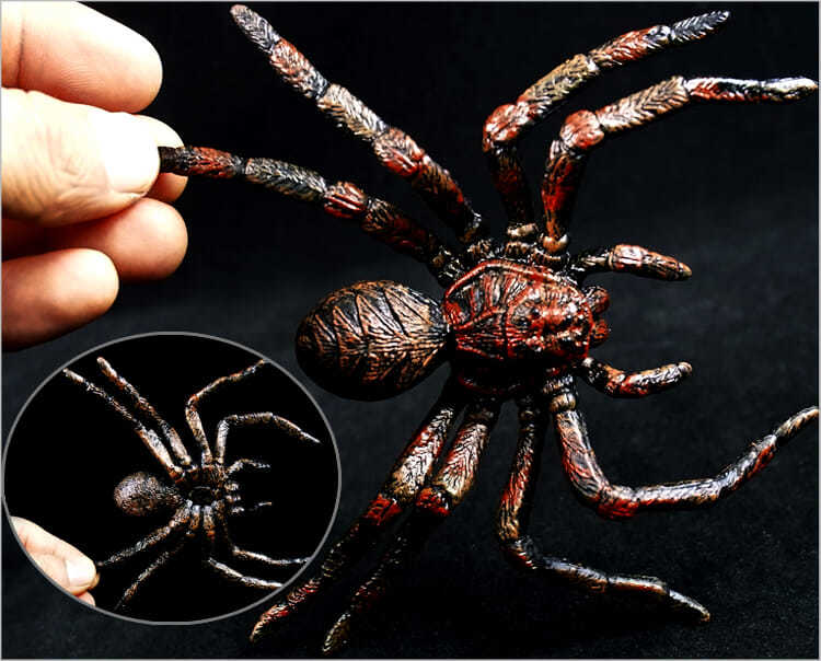 仿真套装冰蜘蛛玩具模型动物毒狼蛛整蛊吓人搞怪科教昆虫儿童礼物蜘蛛