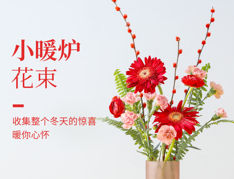 【基地直发】FlowerPlus花加单品鲜花云南昆明花束精致桌面瓶插花摆件鲜切花（下单后7天内发货） 六出花10枝，颜色随机