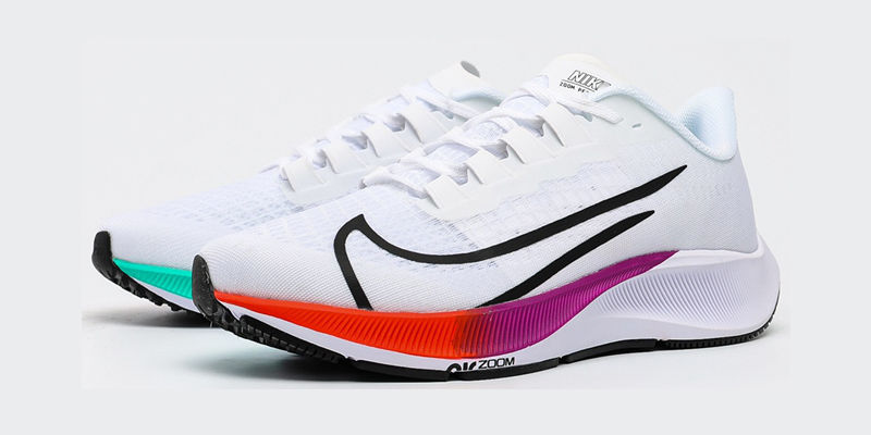 max720气垫鞋airzoompegasus37跑步鞋飞马缓震跑鞋男运动鞋37大勾白
