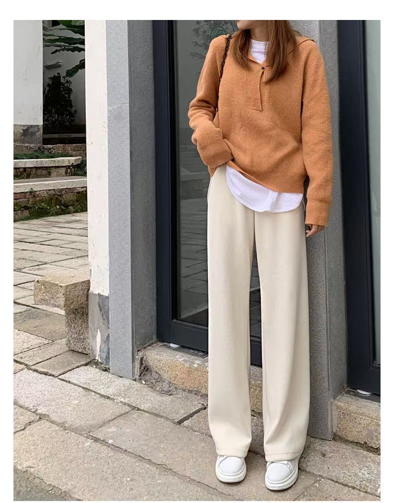 冬季新款加绒裤子女加厚宽松显瘦时尚潮流外穿哈伦休闲运动束脚裤 177