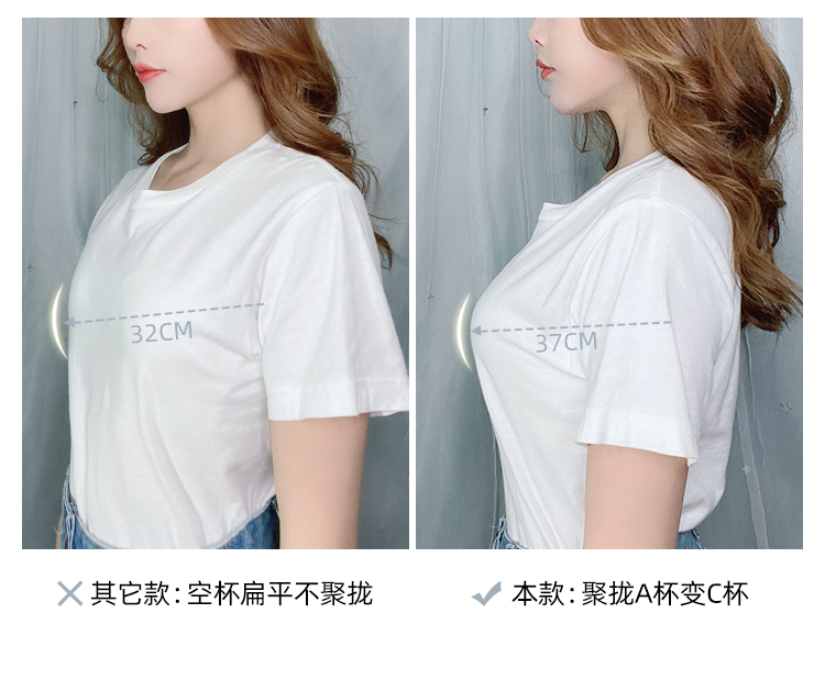 seemax轻奢品牌 薄款无钢圈文胸 聚拢内衣女收副乳防下垂性感大胸显小