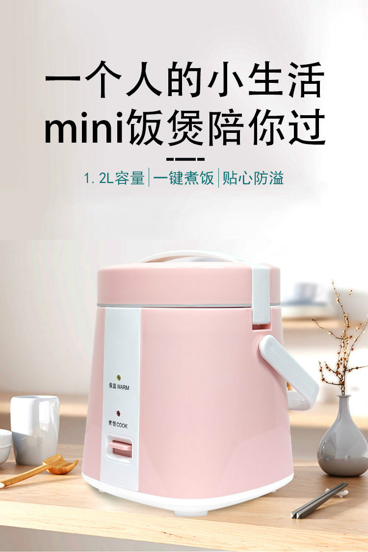 迷你电饭煲小1人-2人煮饭小电饭锅多功能家用小型小电