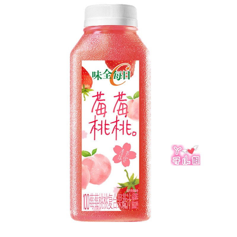 味全每日c 300ml 果汁橙汁葡萄 好喝椰 莓莓桃桃 同款 葡萄味*6瓶