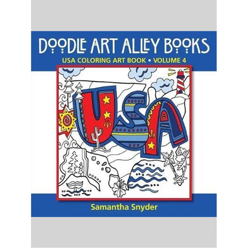 按需印刷USA Coloring Art Book[9780983918295]