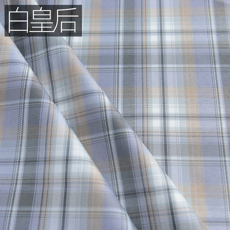 居家布艺 布料 雪柯(xueke) jk格子校服百褶裙格子布英伦风涤纶服装