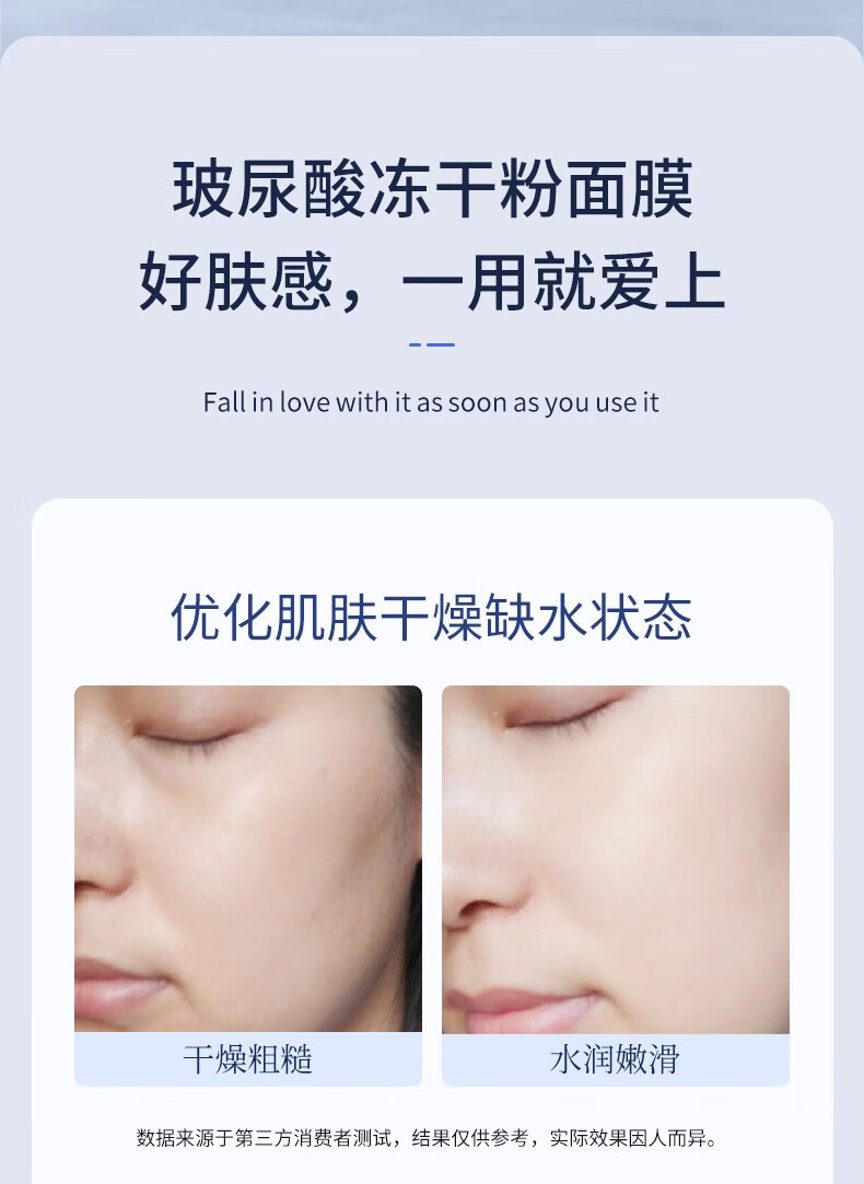 茗希芝【一元一片】面膜玻尿酸亮肤保湿补水滋润润肤轻薄清洁靓肤通用 10片【不送，到手10片】