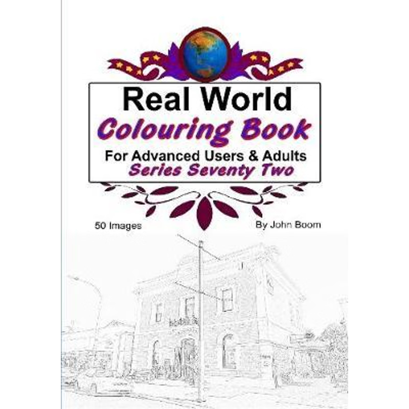 按需印刷不退不换Real World Colouring Books Series 72[9780359935901]