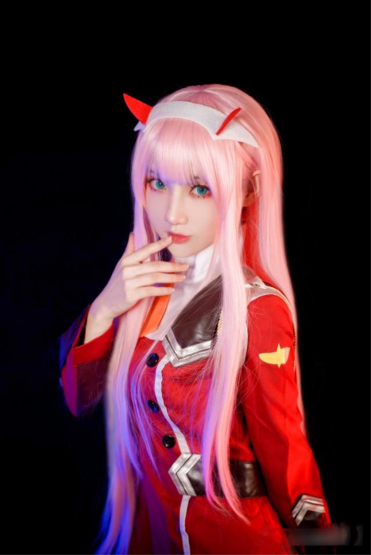 darlinginthefranxx女主02cos服国家队鹤望兰cosplay衣服假发假发发网