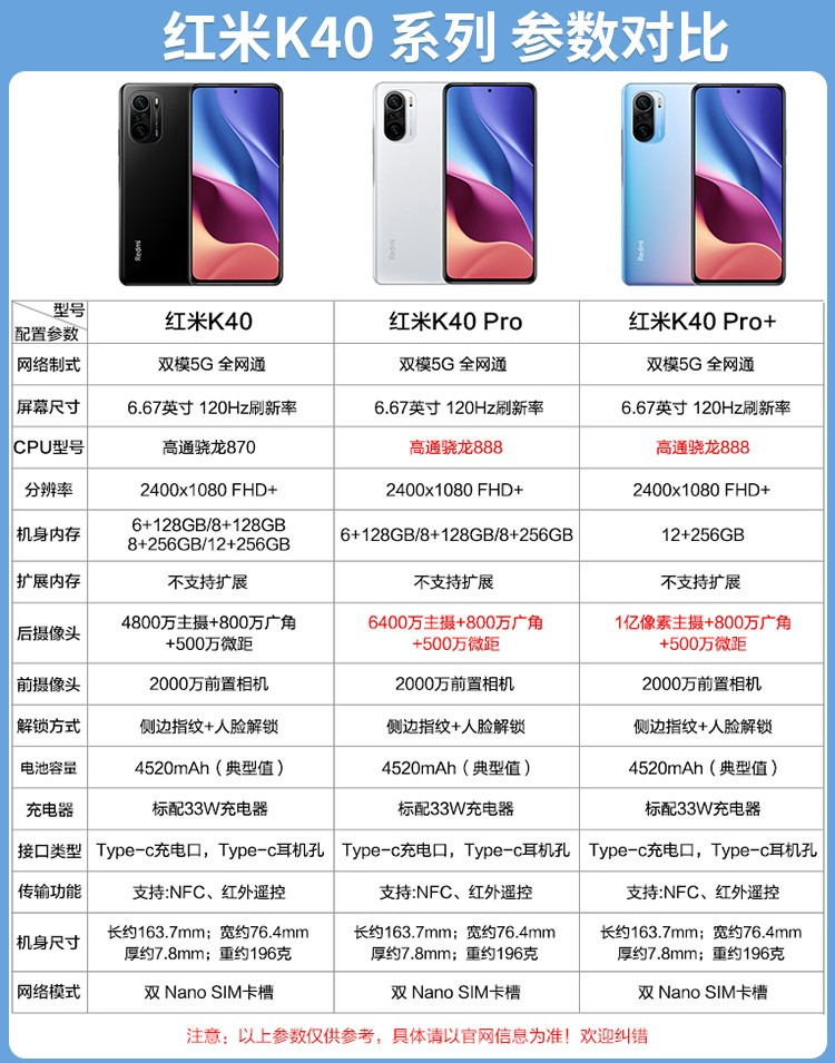 小米红米redmik40prok40pro5g旗舰手机幻境k40pro12g256gb12期免息