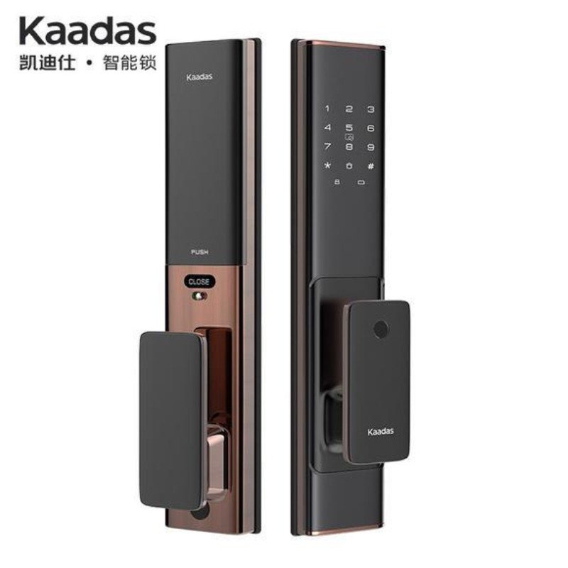 凯迪仕(kaadas)指纹锁 k100-w智能密码锁 家(公)用防盗指纹锁 电子