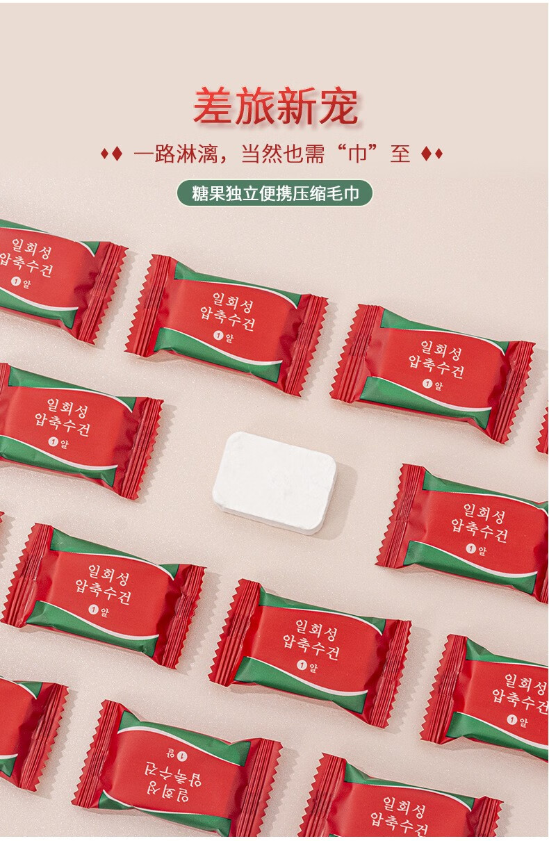 题夏压缩毛巾加大加厚一次性洗脸巾纯棉擦脸巾洁面巾干湿两用棉柔巾 压缩浴巾3个（70*140）