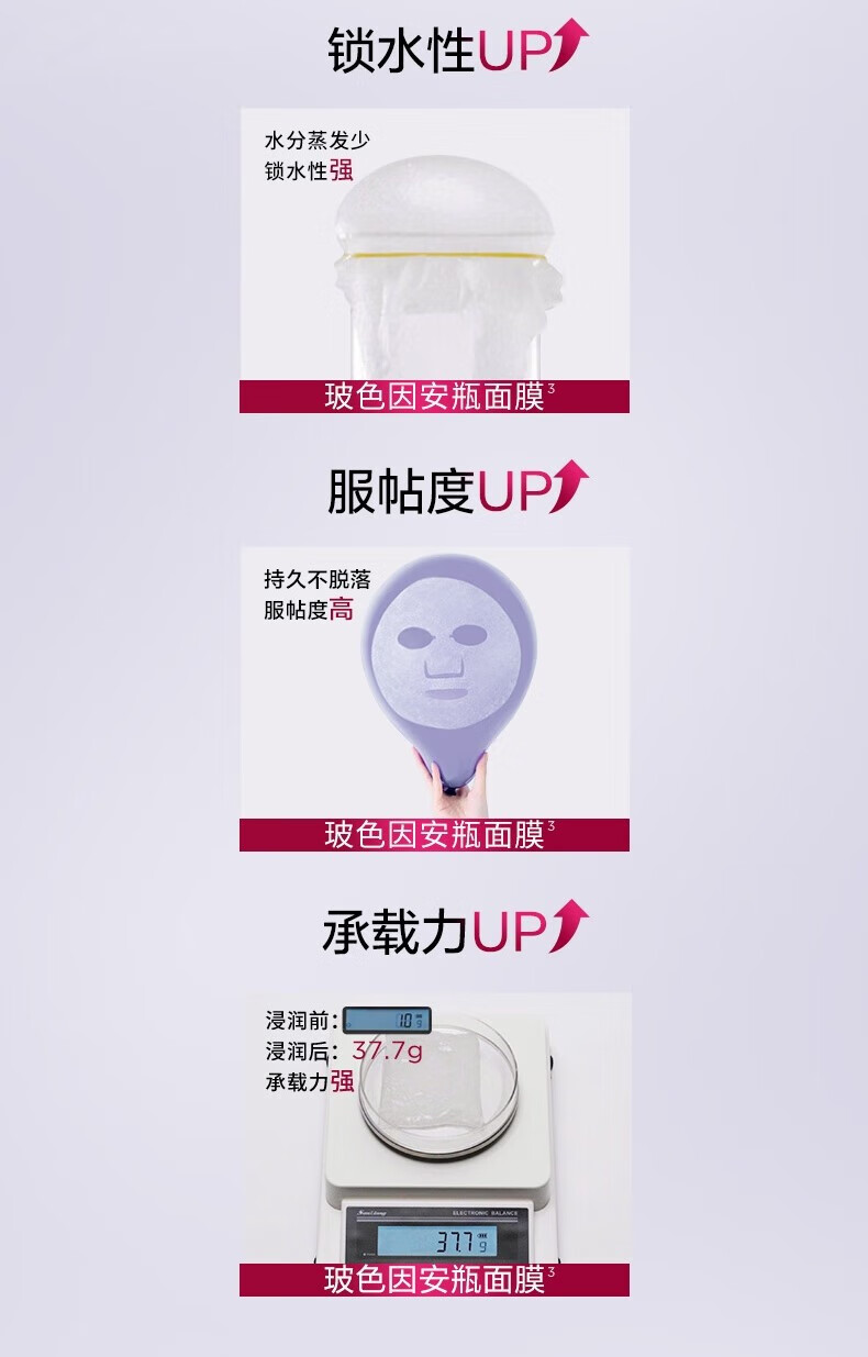 欧莱雅玻色因安瓶面膜玻尿酸精华补水保湿女抗皱紧致淡纹熬夜紧致肌肤 玻色因5片/盒（带促销品字样）