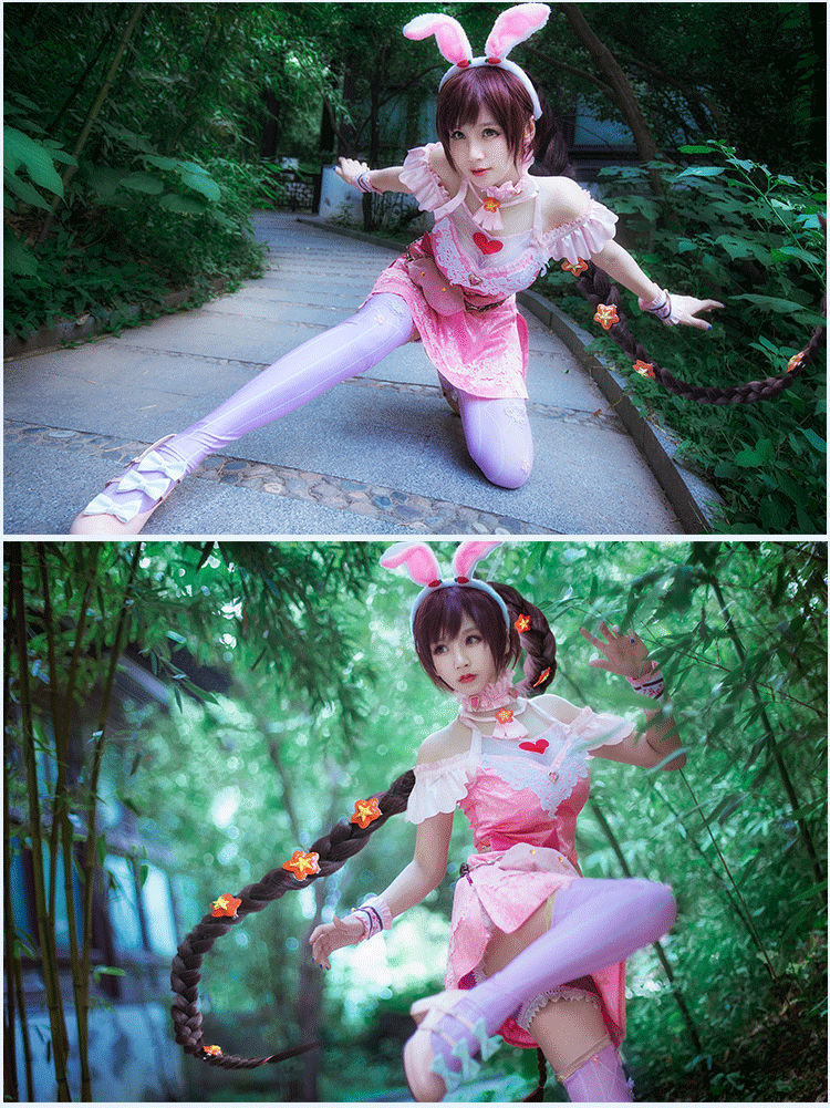 斗罗大陆唐三cos服柔骨魅兔小舞假发宁荣荣cosplay服装全套现货 小舞