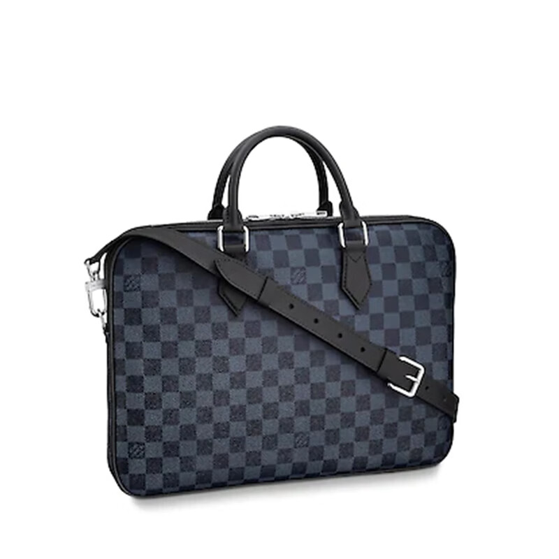 dandy slim 公文包 n63298 帆布/配皮(附lv 藏青色【图片 价格 品牌