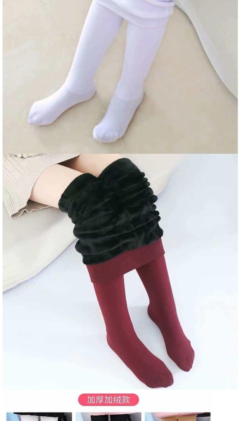 女童肉色打底裤踩脚秋冬光腿神器儿童连裤袜肤色加绒小女孩舞蹈21年潮