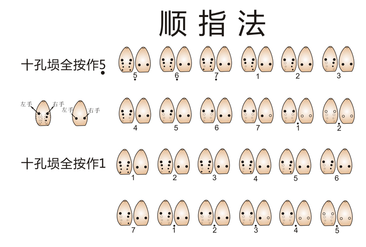 g调乐器埙 专业演奏初学者均可 可指导 满口埙(平衡指法 锦盒【图片