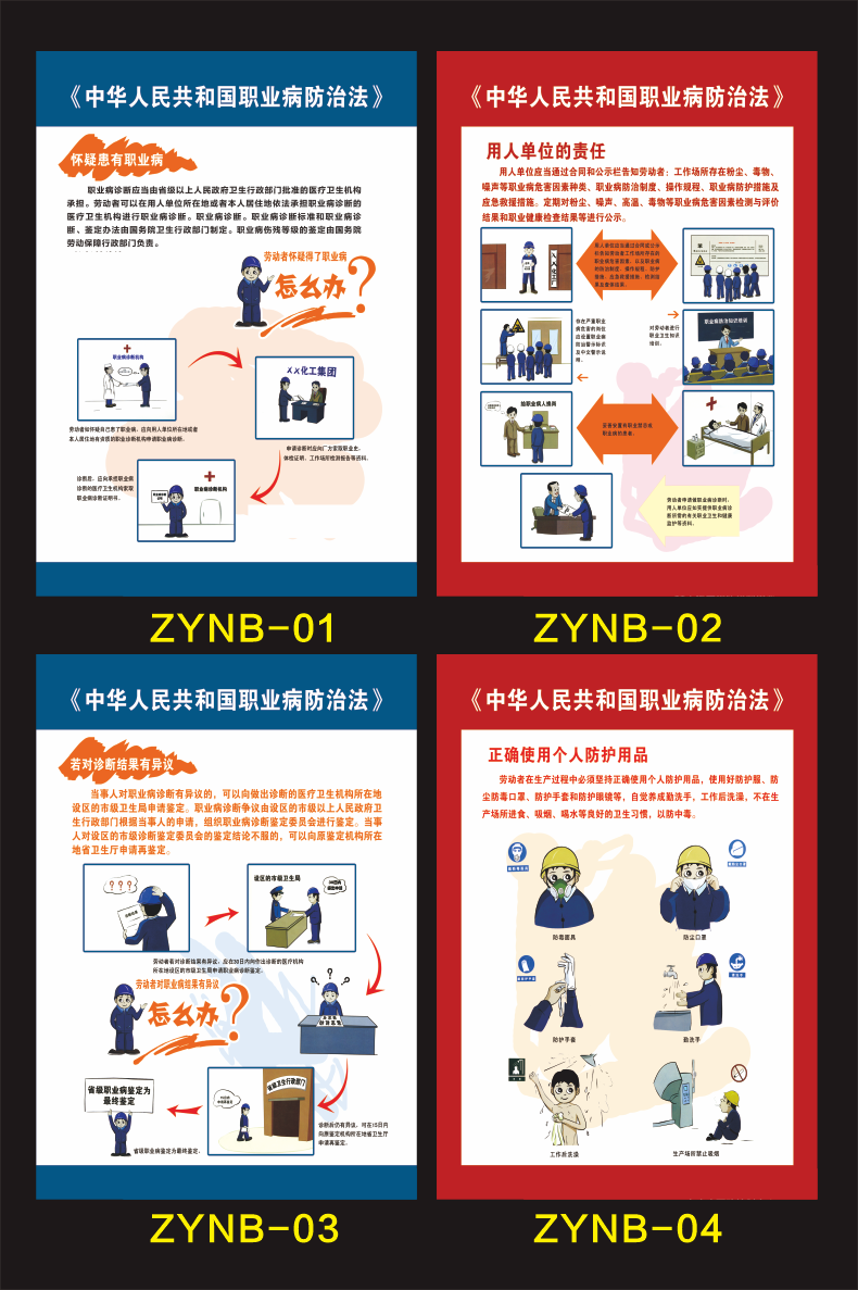 2021年职业病防治法宣传周海报职业病宣传海报挂图职业病防治法宣传周