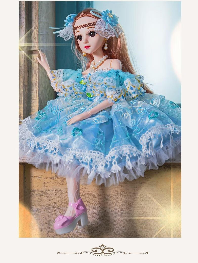 芭比娃娃布偶 60厘米cm芭比嘟洋娃娃套装大礼3456岁女孩玩具公主布偶